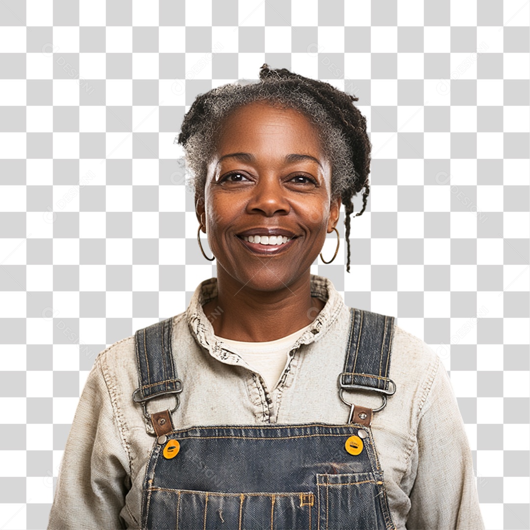 Trabalhador de Feira PNG Transparente