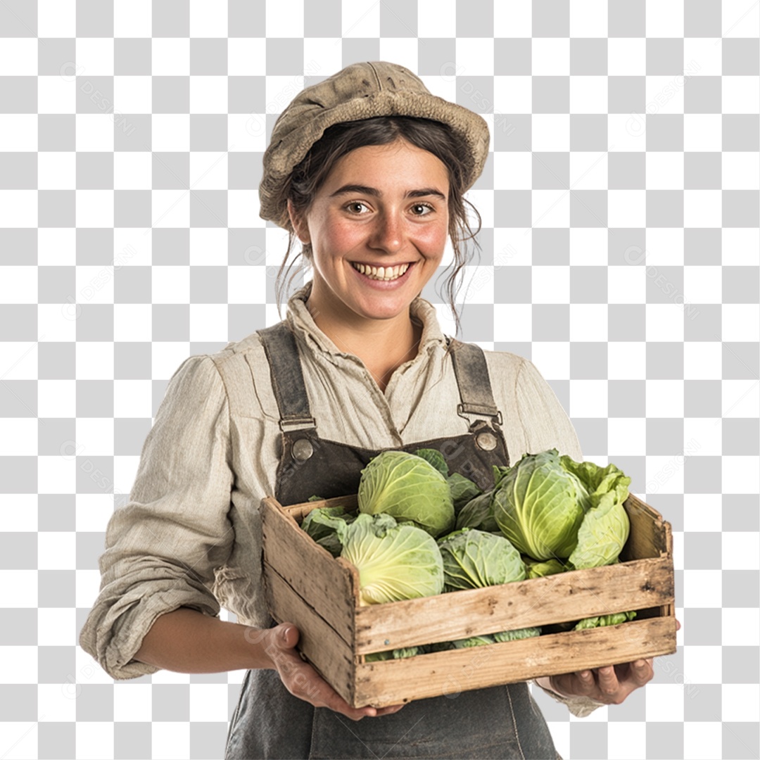 Trabalhador de Feira PNG Transparente