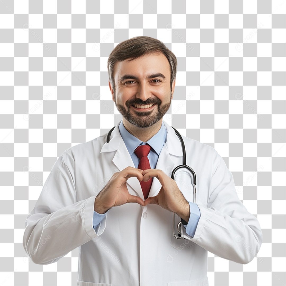 Médico Cardiologista PNG Transparente