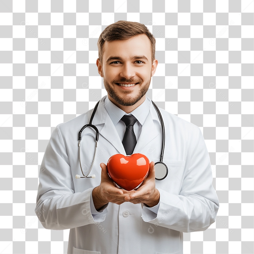 Médico Cardiologista PNG Transparente