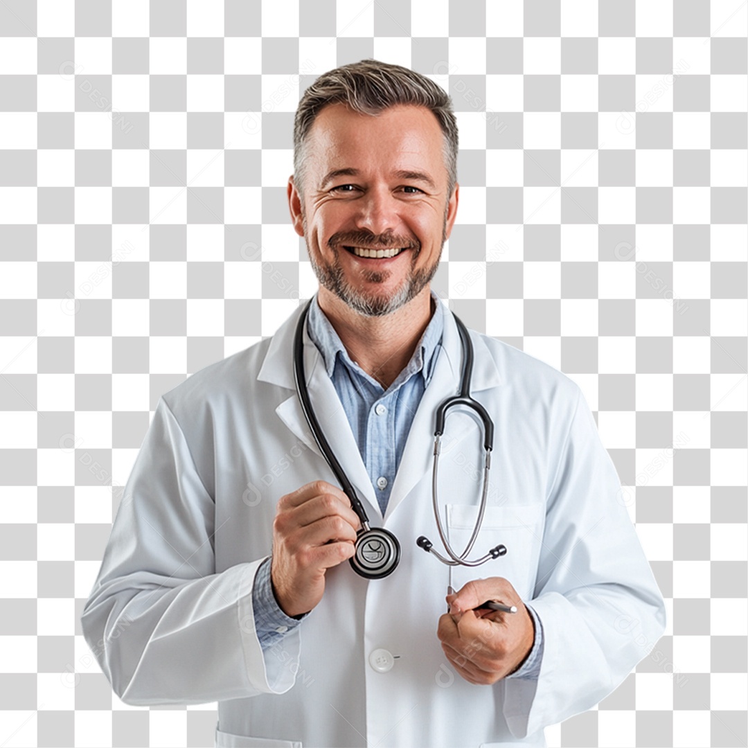 Médico Cardiologista PNG Transparente