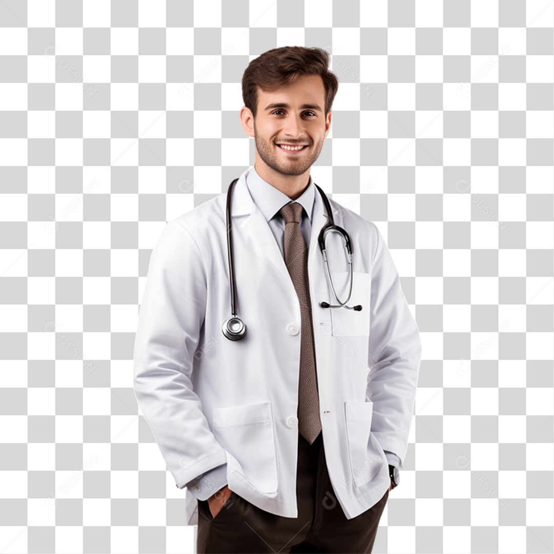 Médico Cardiologista PNG Transparente