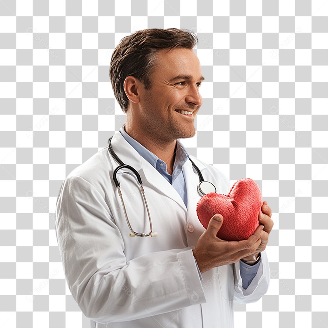 Médico Cardiologista PNG Transparente