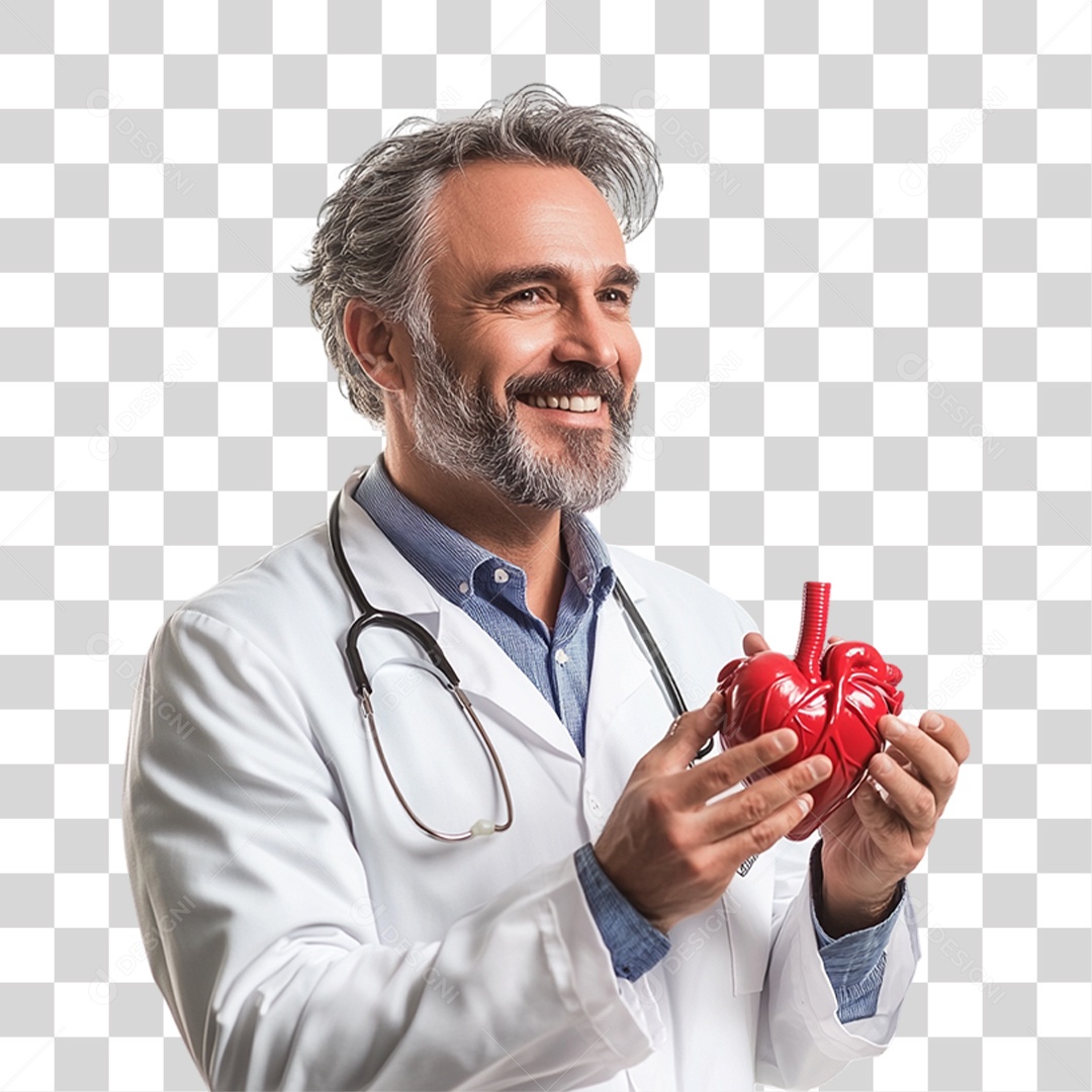 Médico Cardiologista PNG Transparente