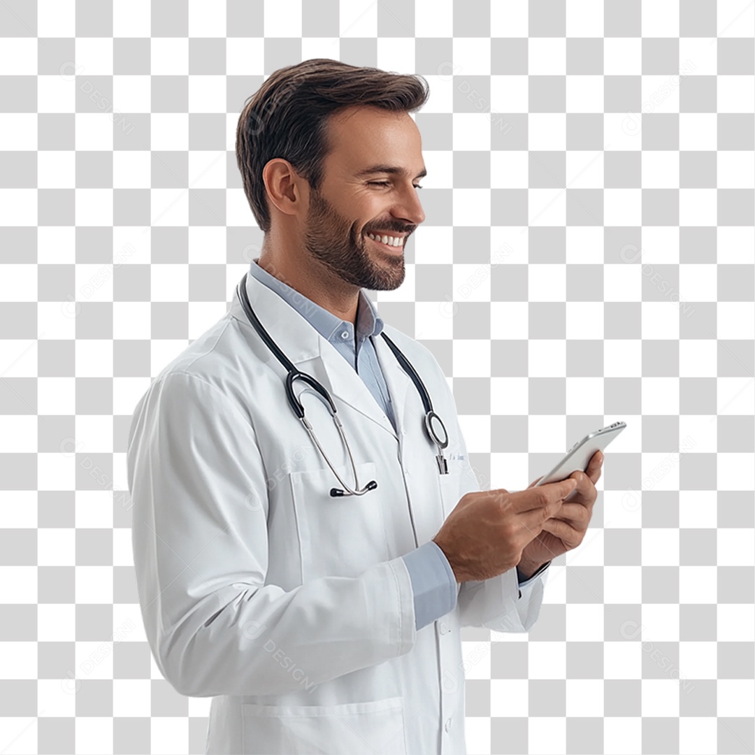 Médico Cardiologista PNG Transparente