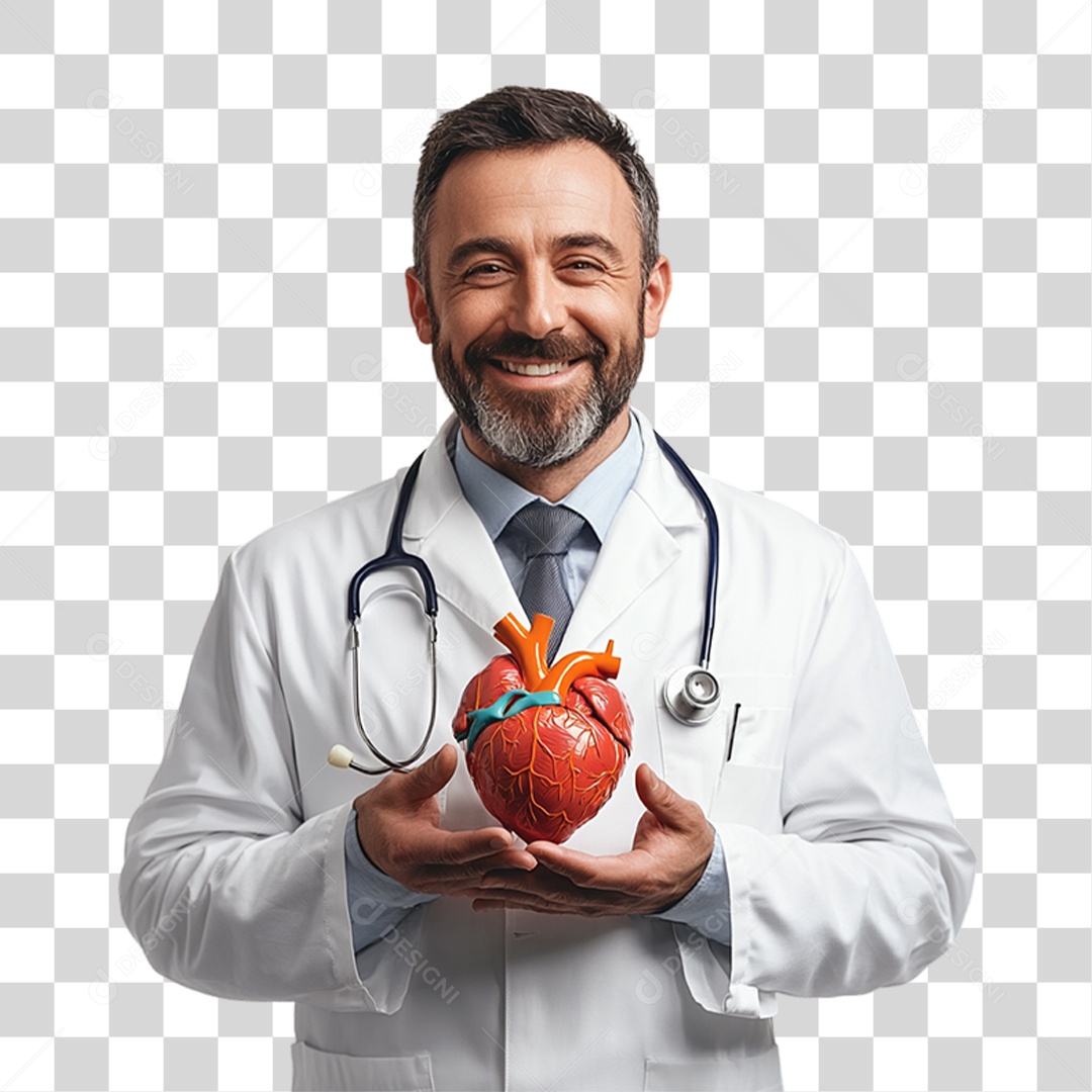 Médico Cardiologista PNG Transparente