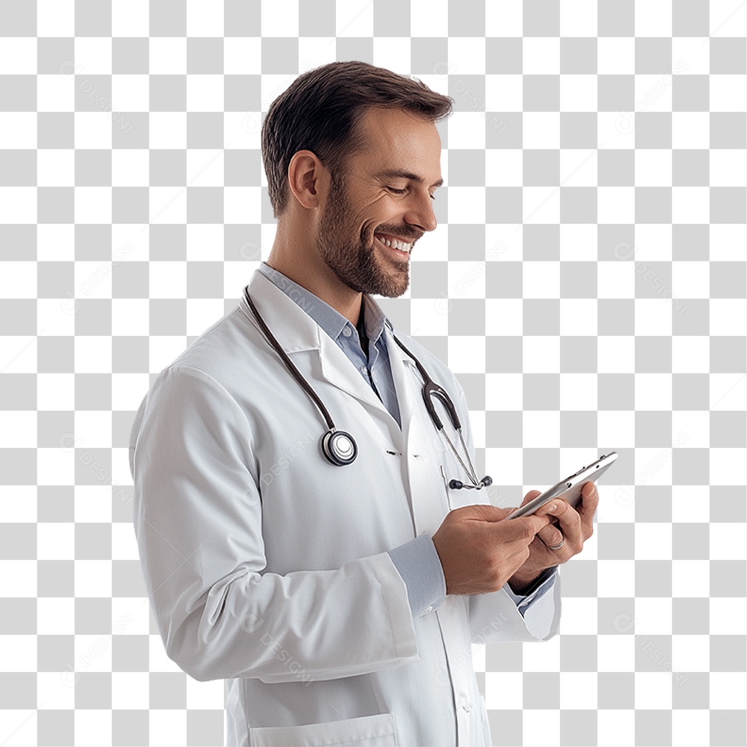 Médico Cardiologista PNG Transparente