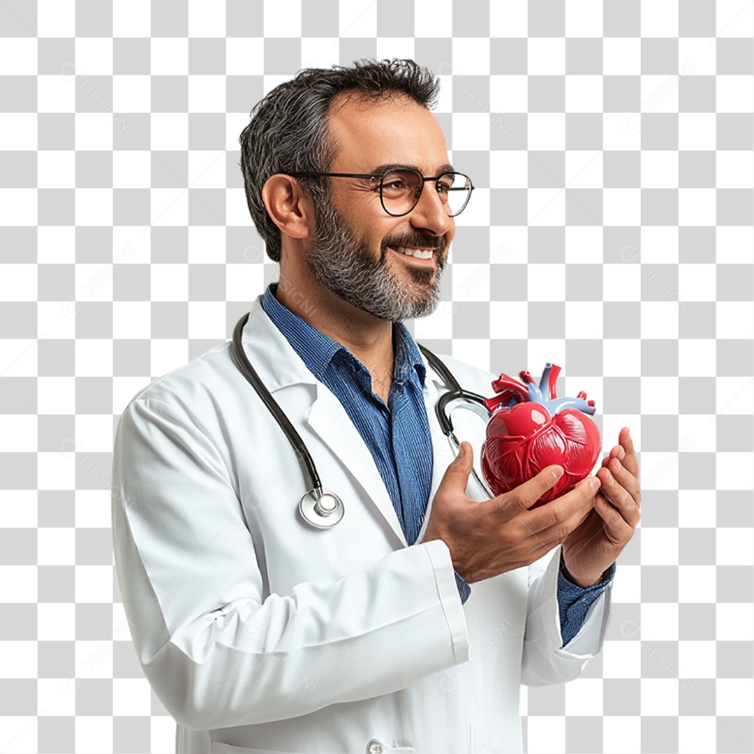 Médico Cardiologista PNG Transparente
