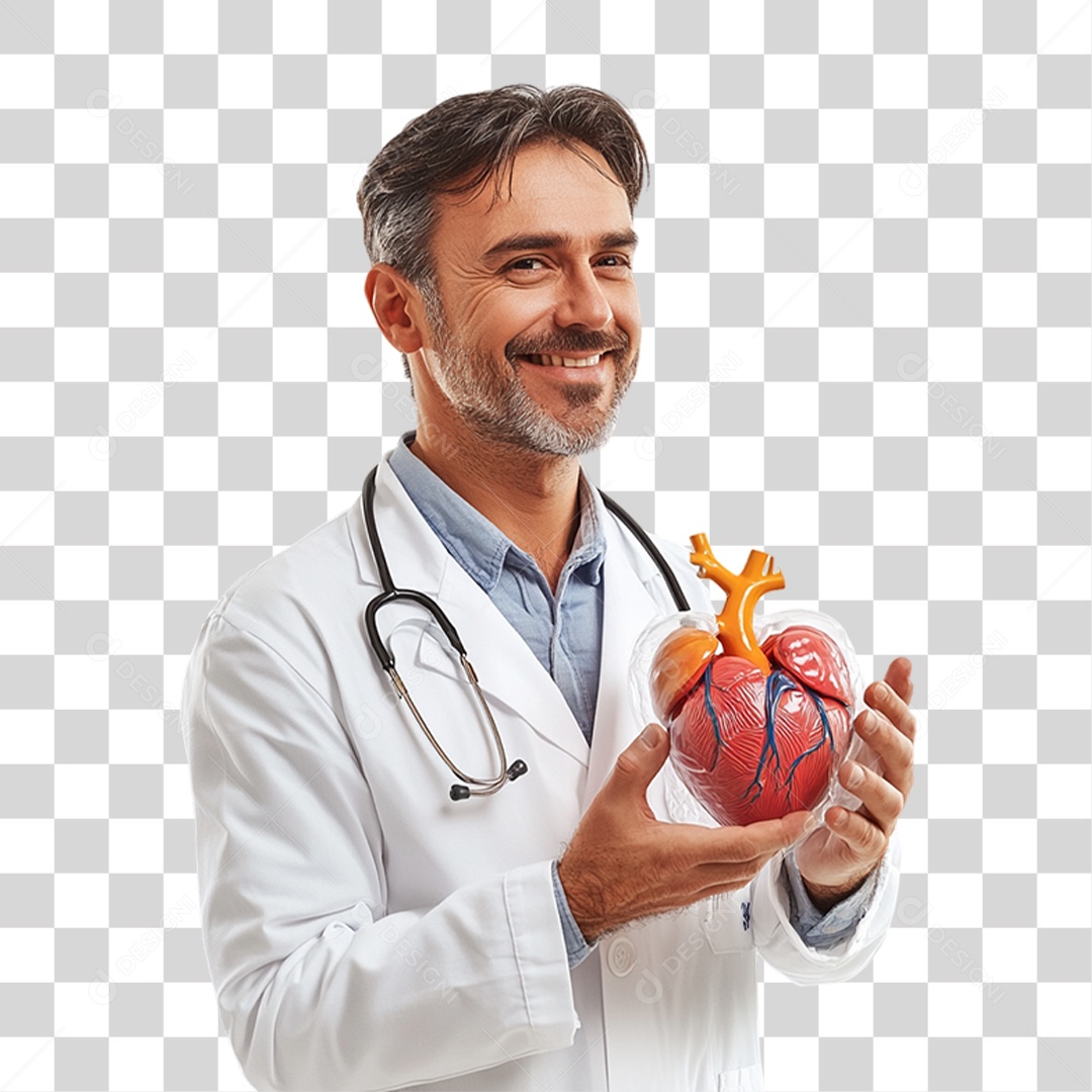 Médico Cardiologista PNG Transparente