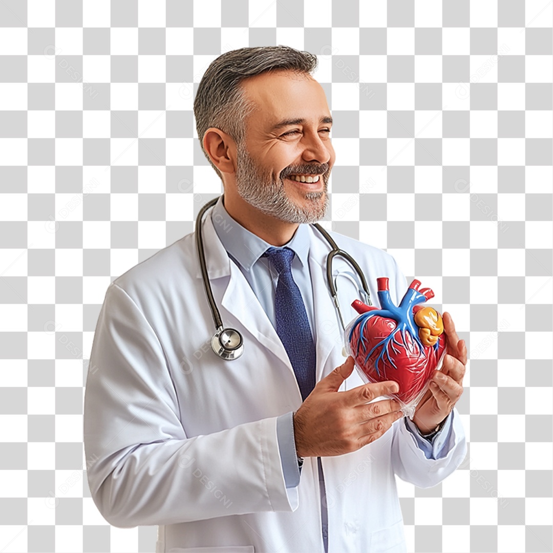 Médico Cardiologista PNG Transparente