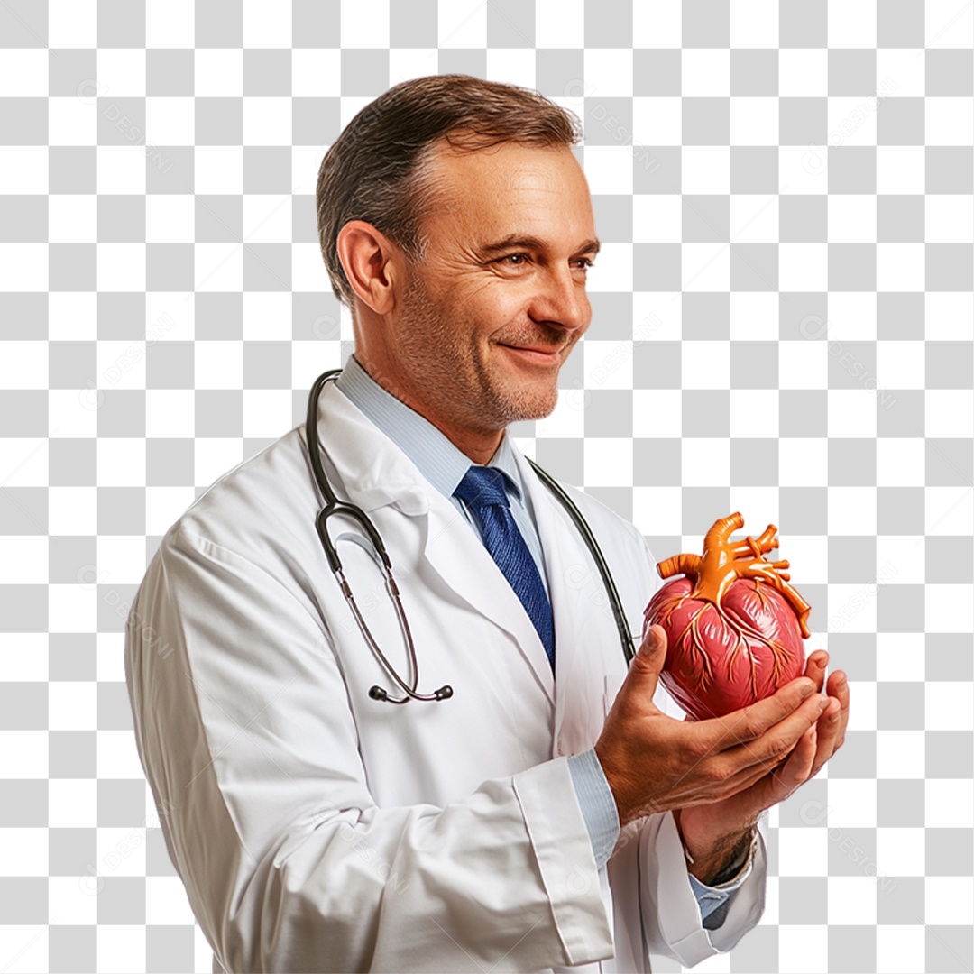 Médico Cardiologista PNG Transparente