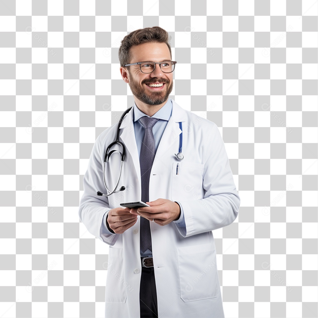 Médico Cardiologista PNG Transparente