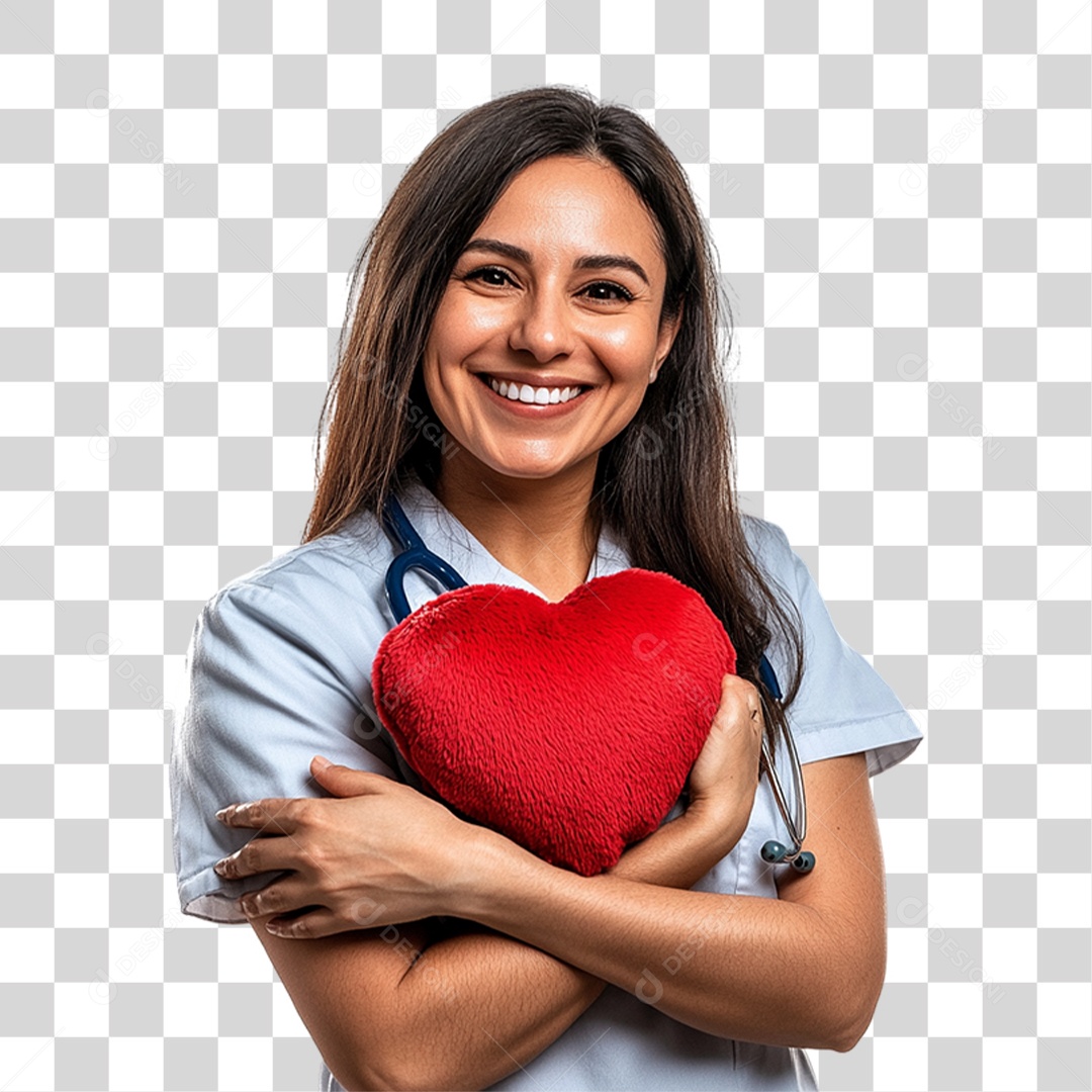 Médica Cardiologista PNG Transparente