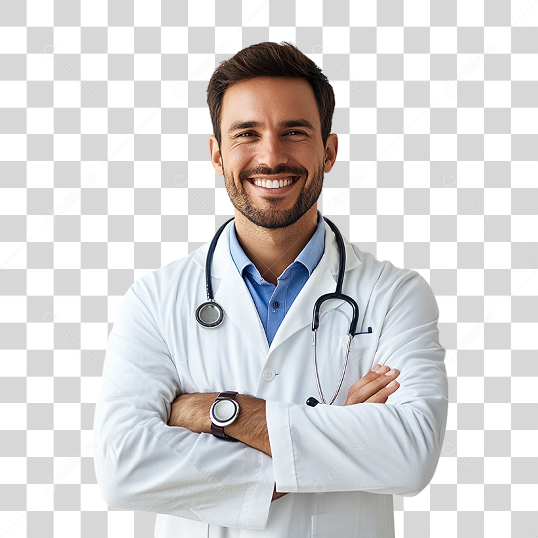 Médico Cardiologista PNG Transparente