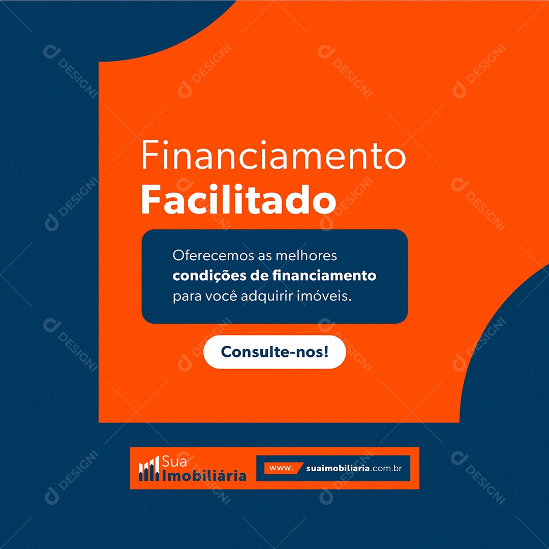 Financiamento Facilitado Social Media PSD Editável