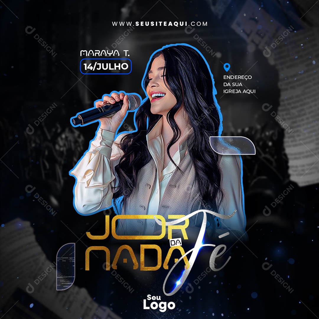 Gospel Agenda | Journey of Faith | Social Media PSD | Editable