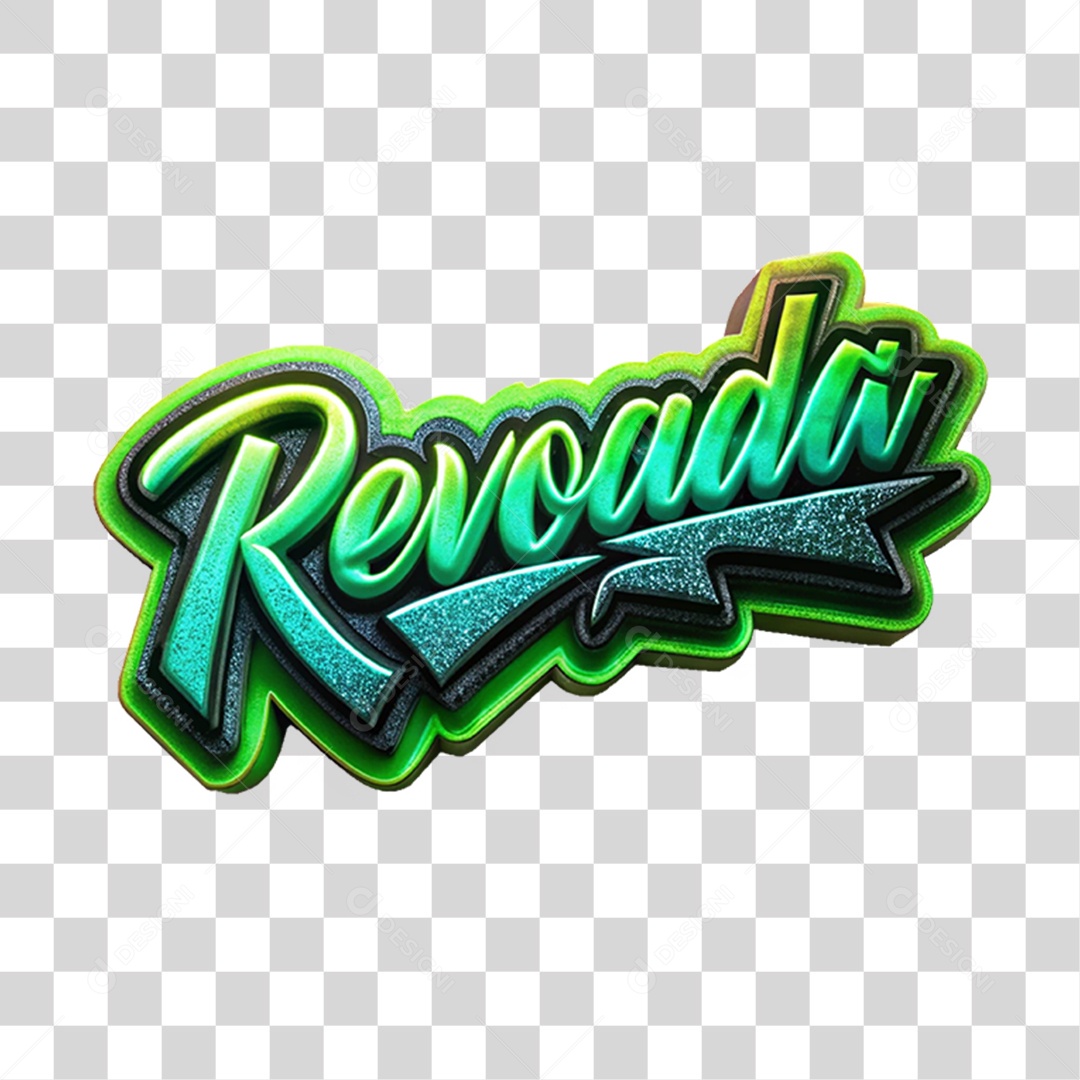 Selo 3D Revoada Led Luzes PNG Transparente