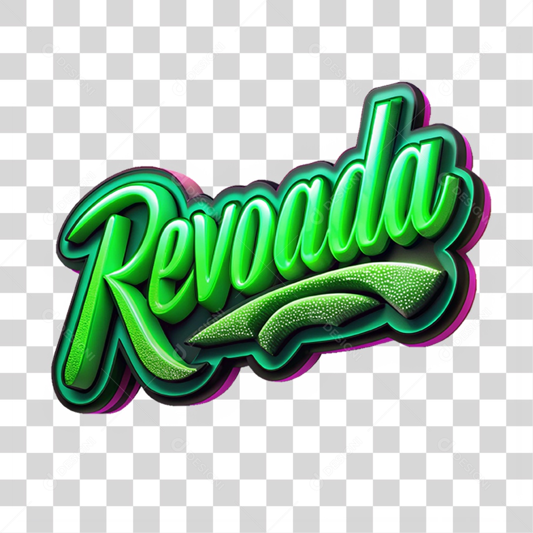 Selo 3D Revoada Led Luzes PNG Transparente
