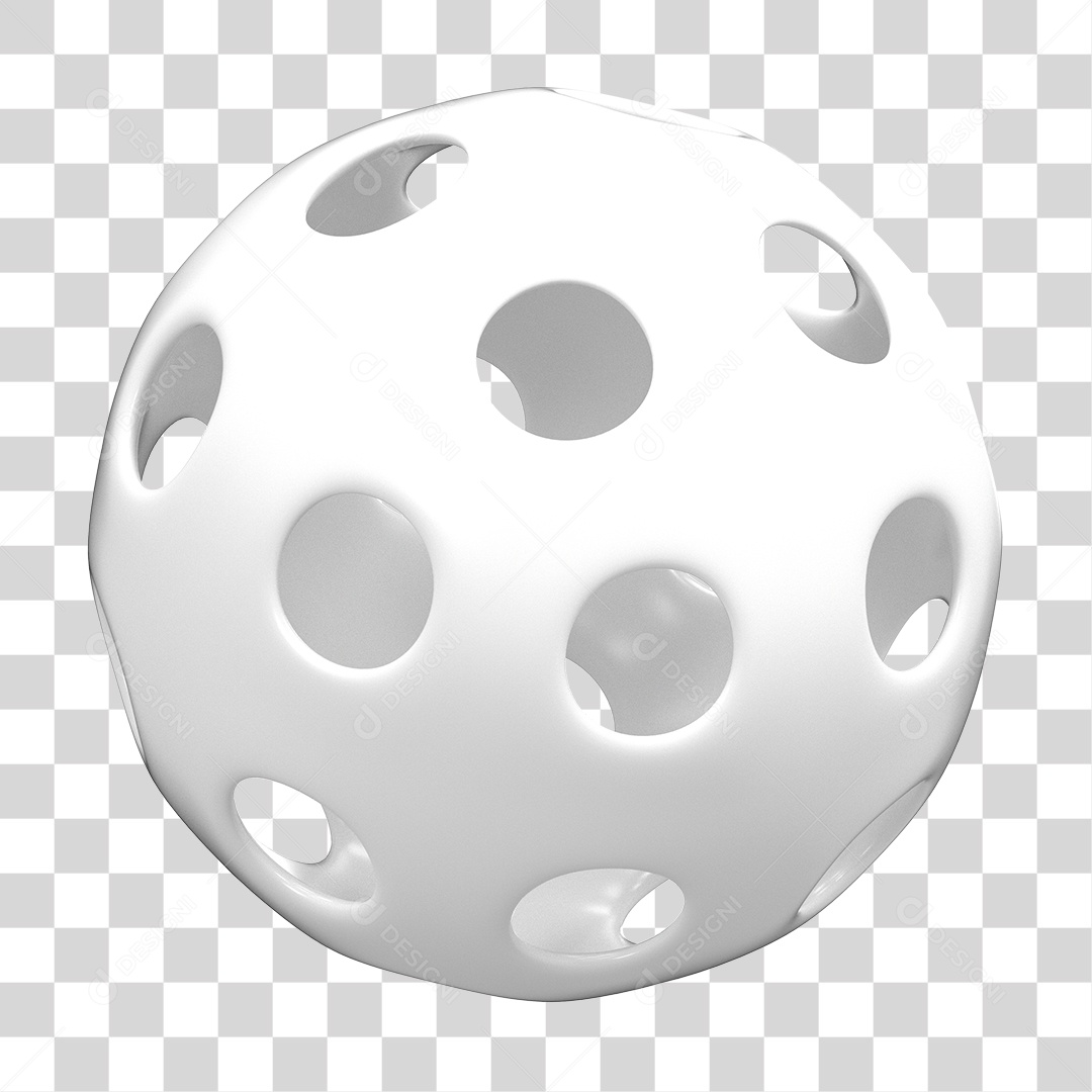 Bola De Wiffle Branca Para Composição PNG Transparente