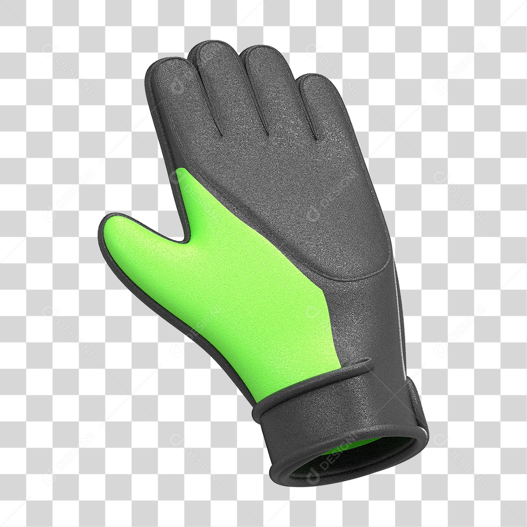 Luva De Goleiro Para composição pmg Transparente