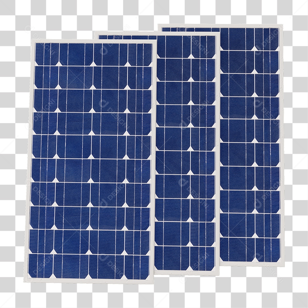 Painel Solar Placas PNG Transparente