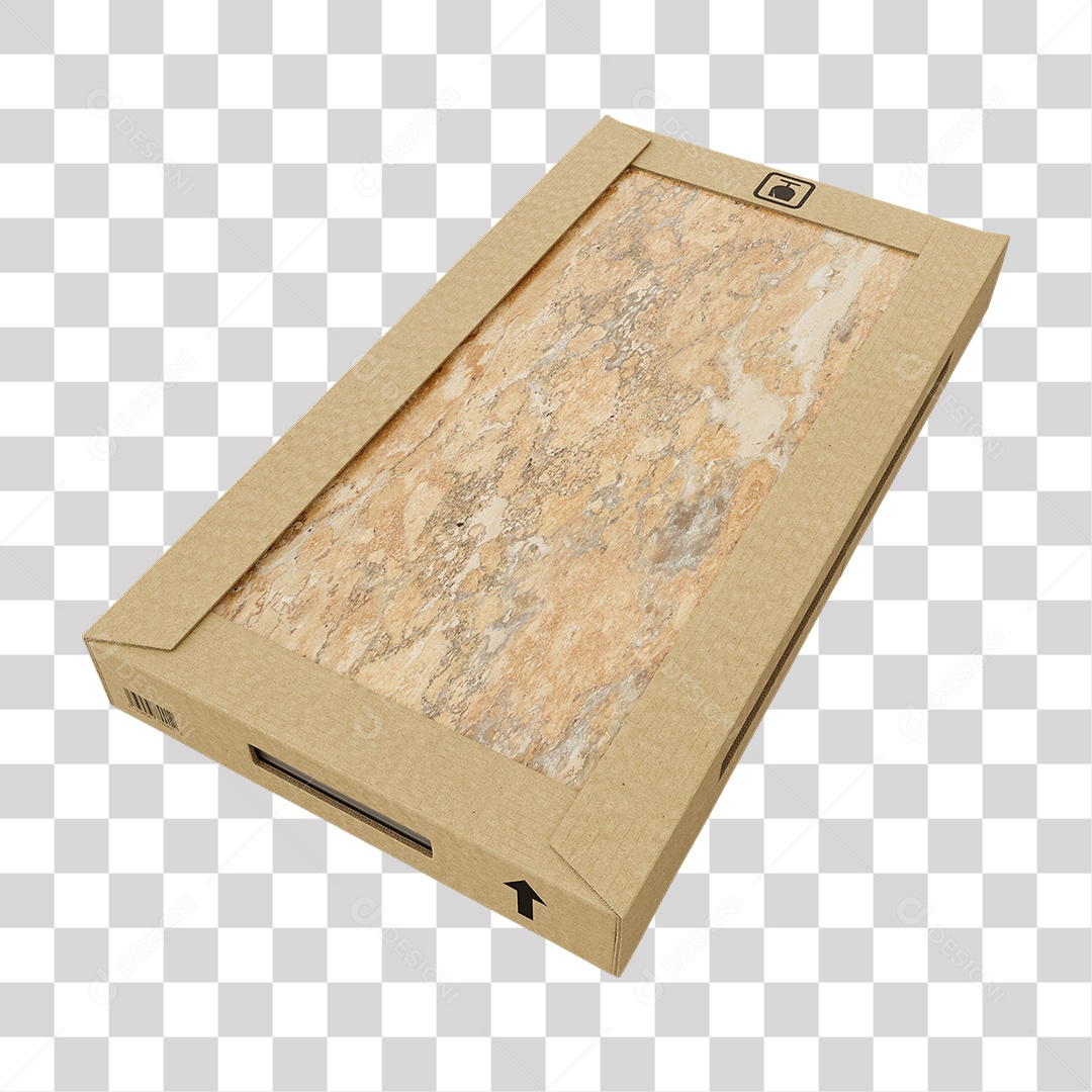 Caixa de Cerâmica Porcelanato PNG Transparente