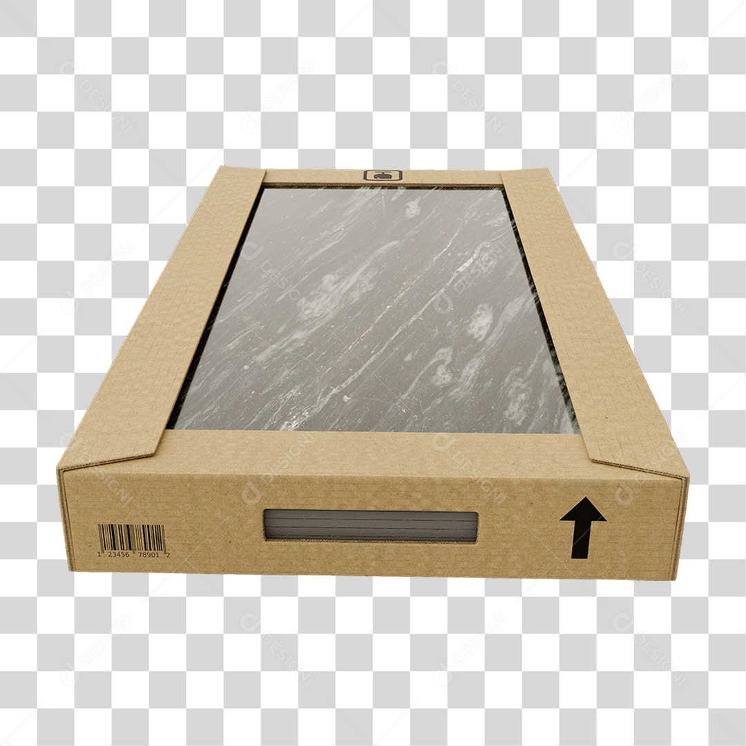 Caixa de Cerâmica Porcelanato PNG Transparente