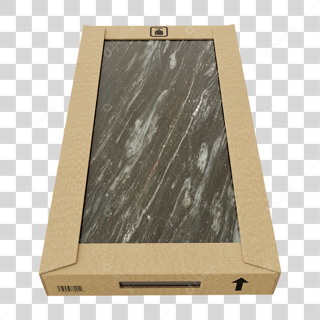 Caixa de Cerâmica Porcelanato PNG Transparente