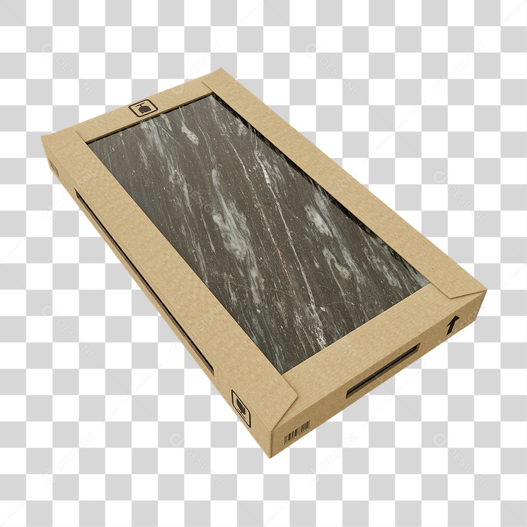 Caixa de Cerâmica Porcelanato PNG Transparente