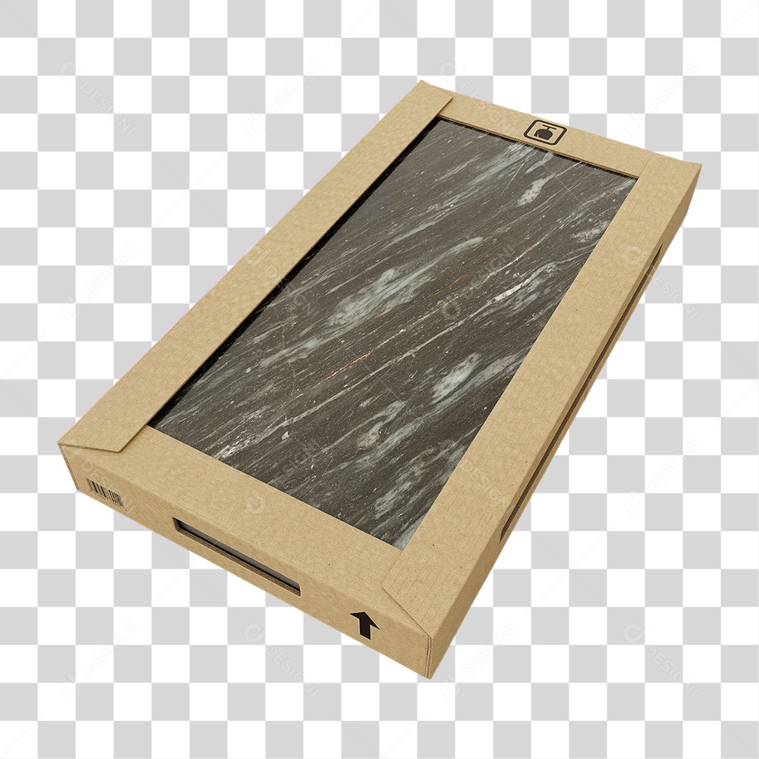 Caixa de Cerâmica Porcelanato PNG Transparente