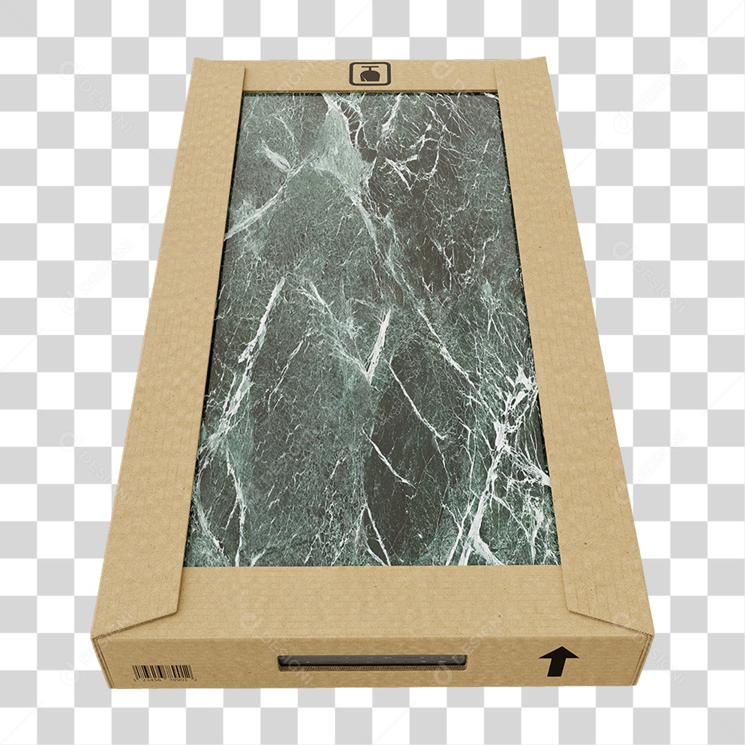 Caixa de Cerâmica Porcelanato PNG Transparente