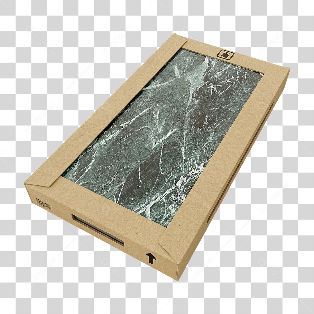 Caixa de Cerâmica Porcelanato PNG Transparente