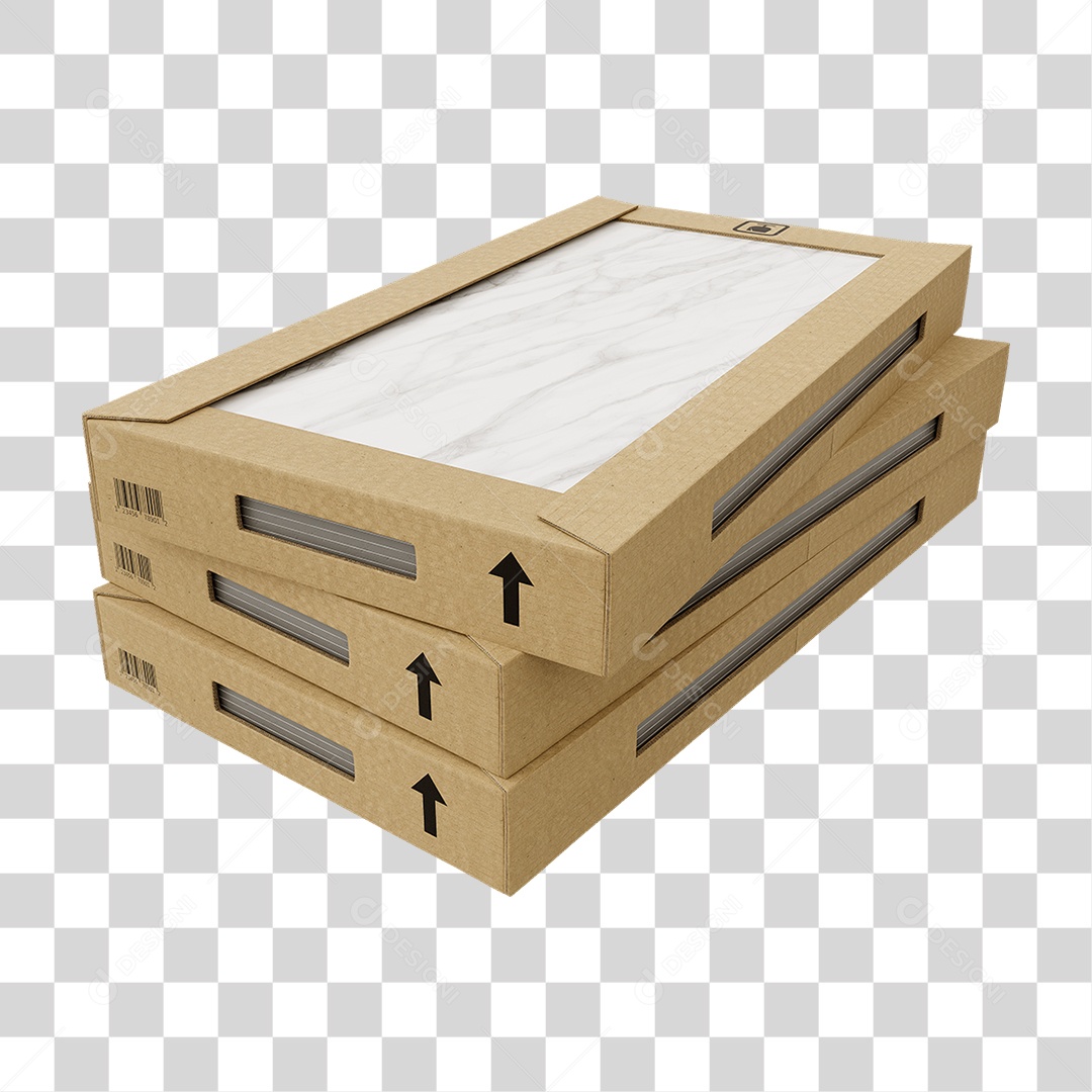 Caixa de Cerâmica Porcelanato PNG Transparente