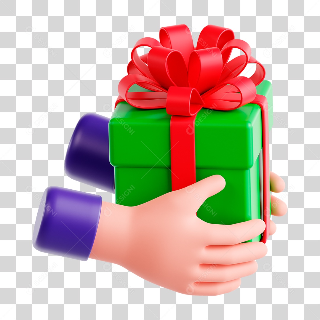 Conjunto de Ícones Natalino 3D PNG Transparente