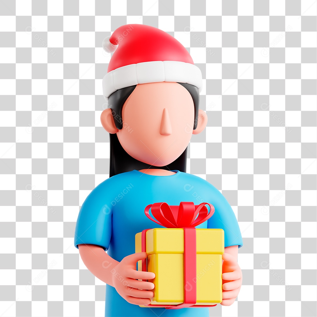 Conjunto de Ícones Natalino 3D PNG Transparente