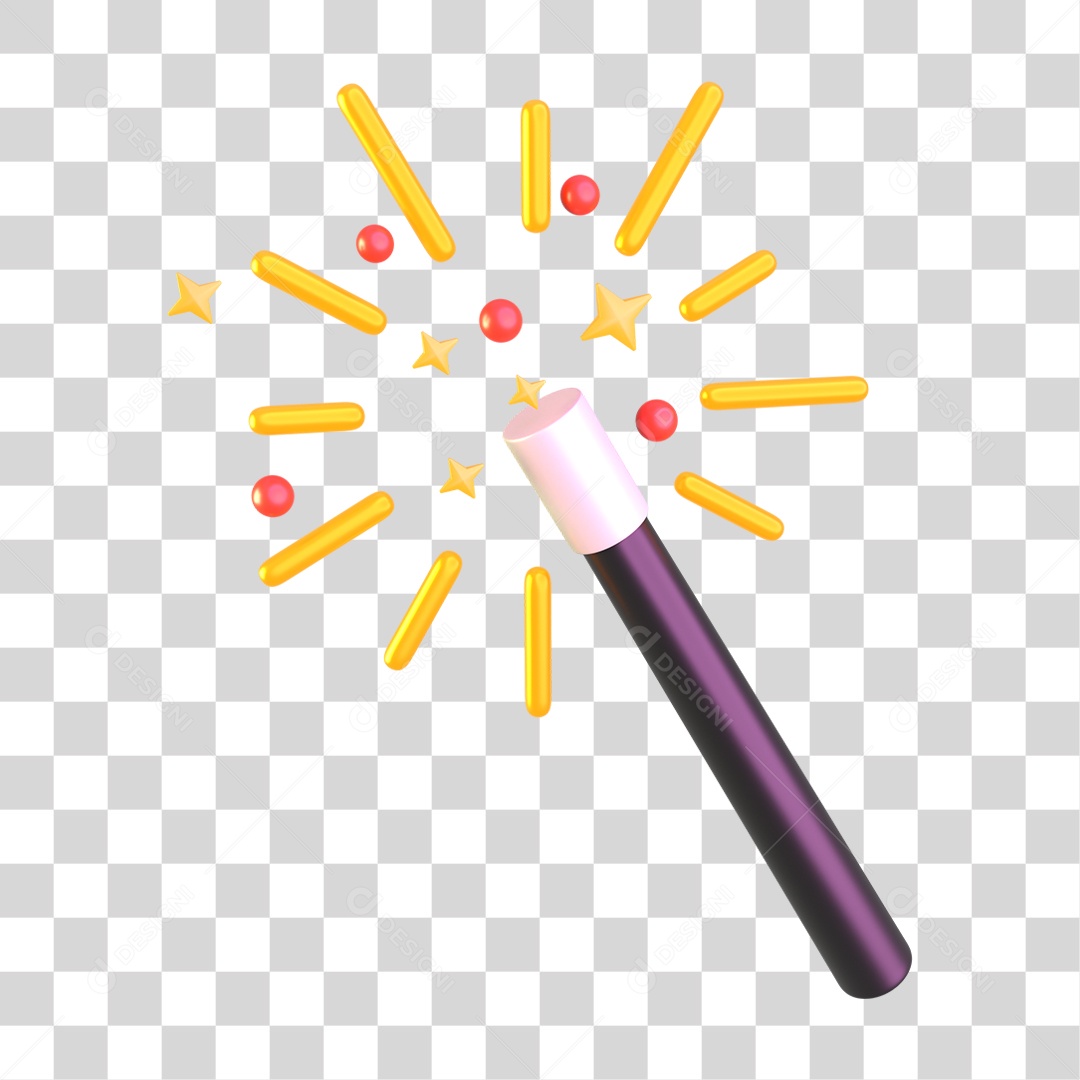 Ícone Màgico 3D Para Composição PNG Transparente