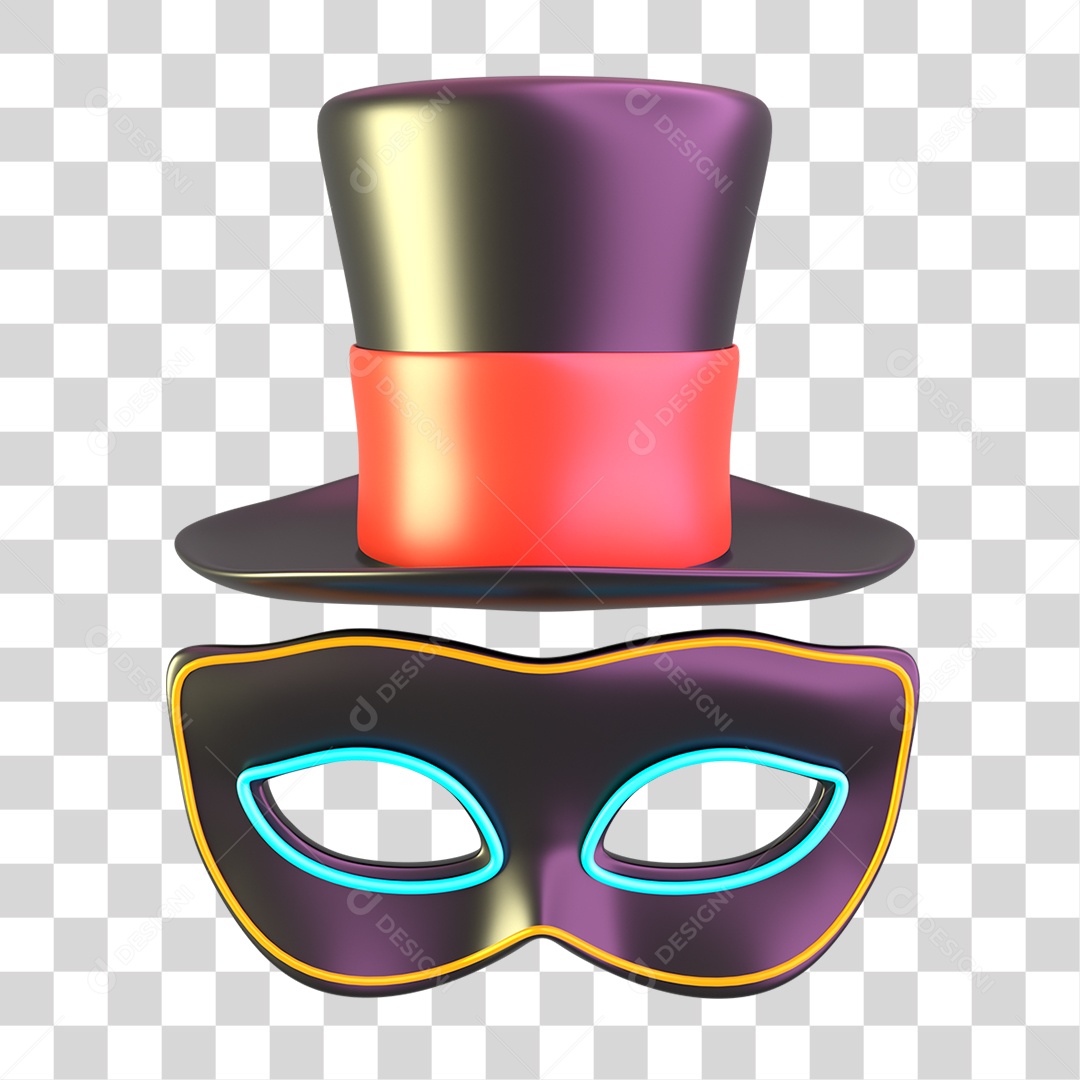 Ícone Màgico 3D Para Composição PNG Transparente