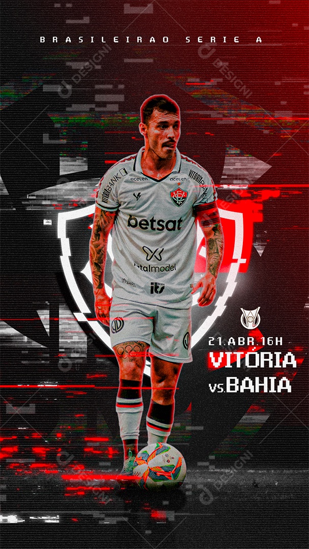 Matchday Zeca Vitória Social Media PSD Editável