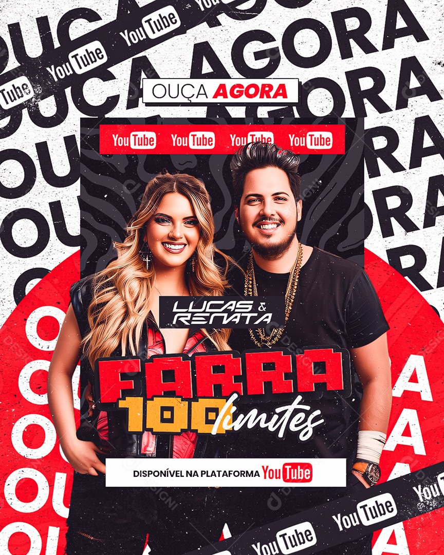 Flyer Farra 100 Limites Social Media PSD Editável