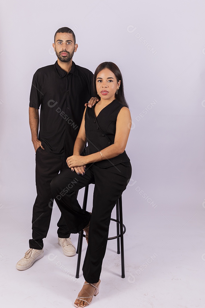Casal em ensaio fotográfico lindos
