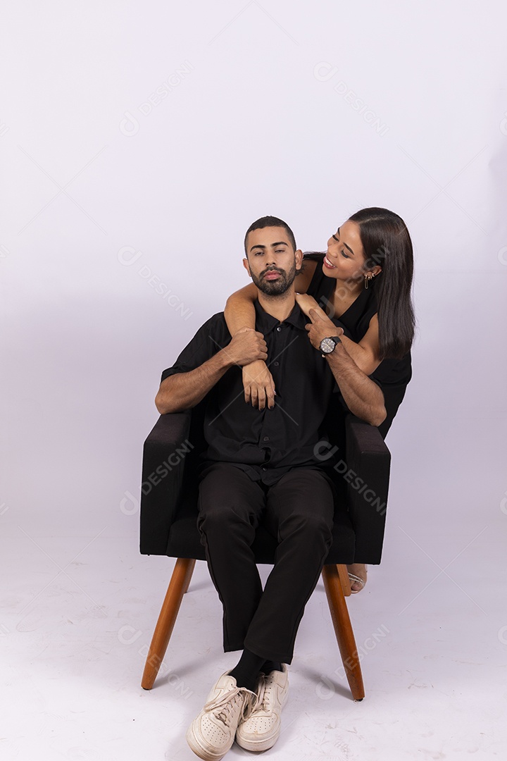 Casal românticos e felizes