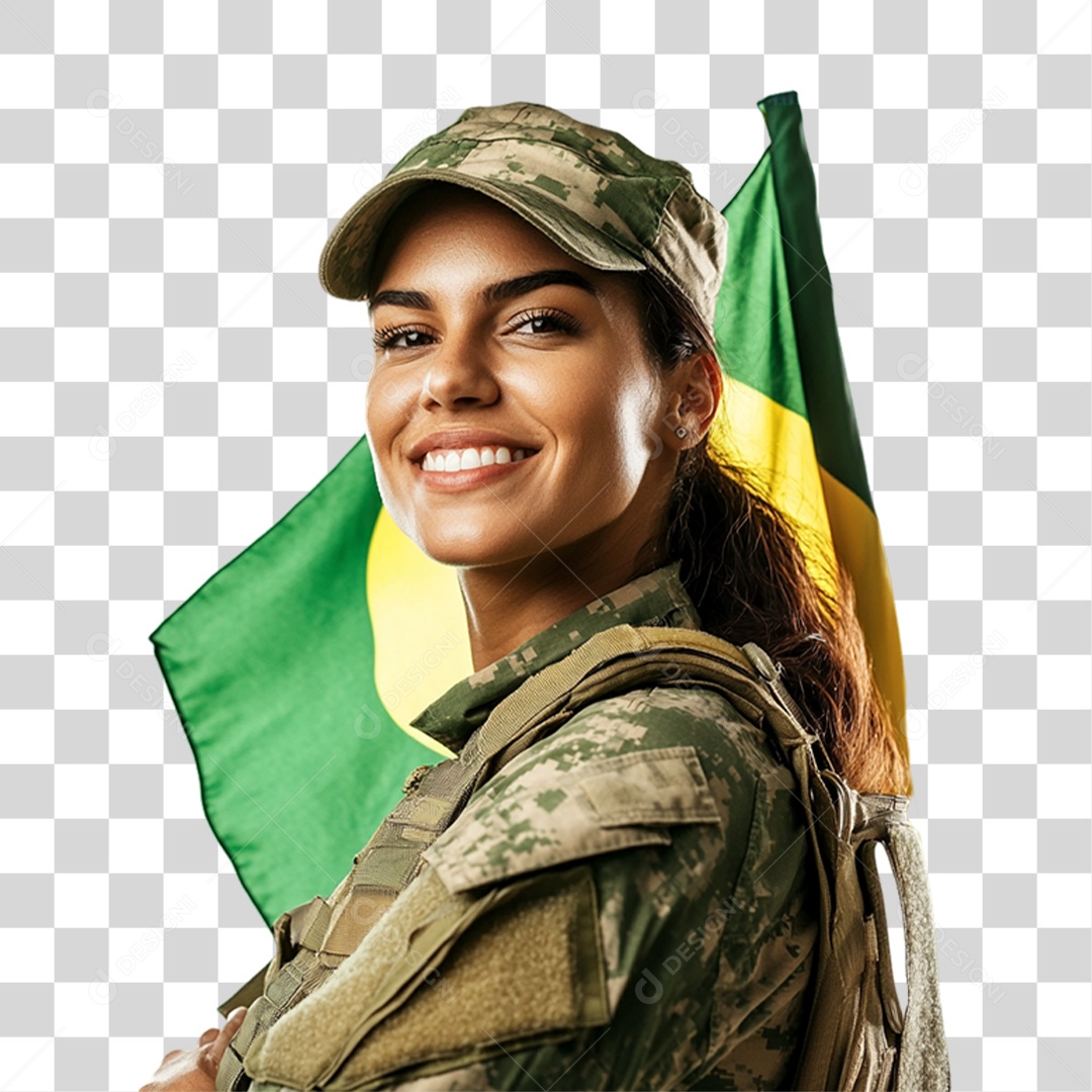 Soldado Brasileiro PNG Transparente