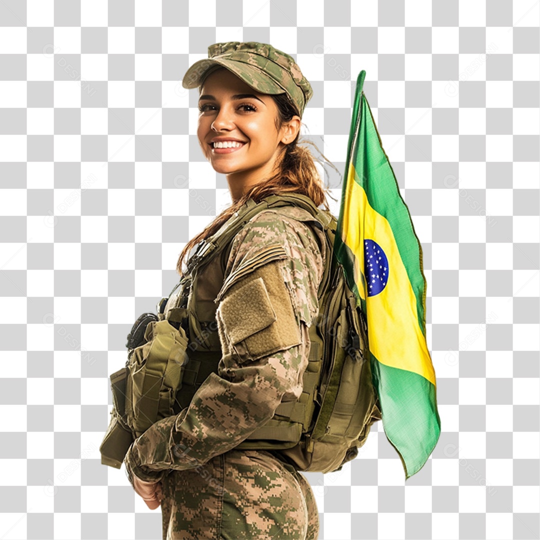 Soldado Brasileiro PNG Transparente