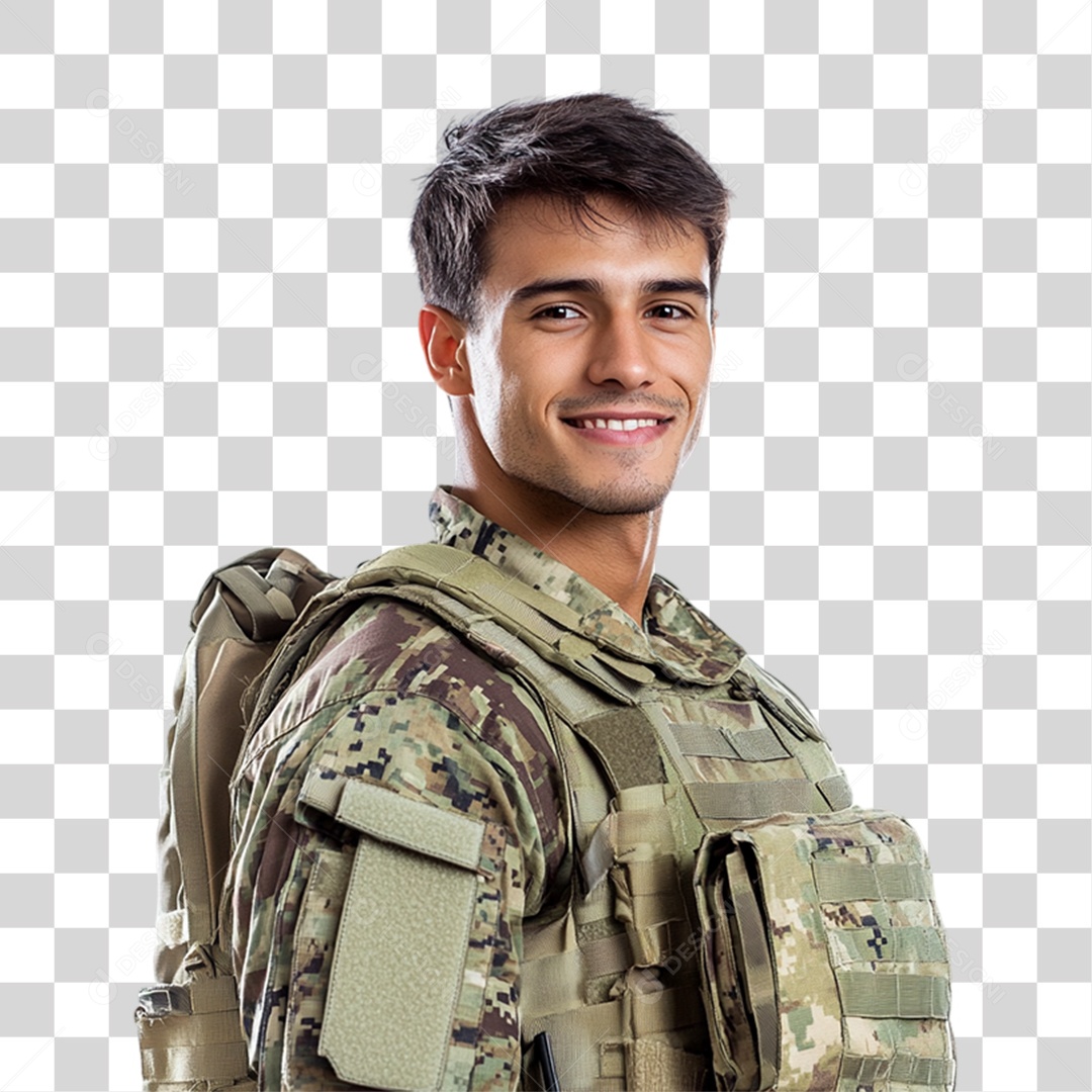 Soldado Brasileiro PNG Transparente