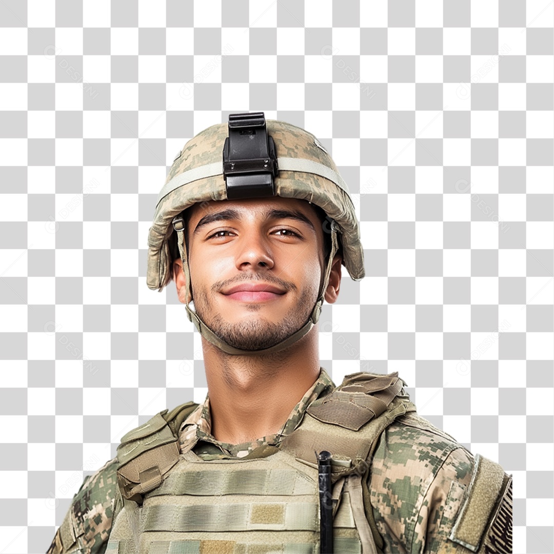 Soldado Brasileiro PNG Transparente