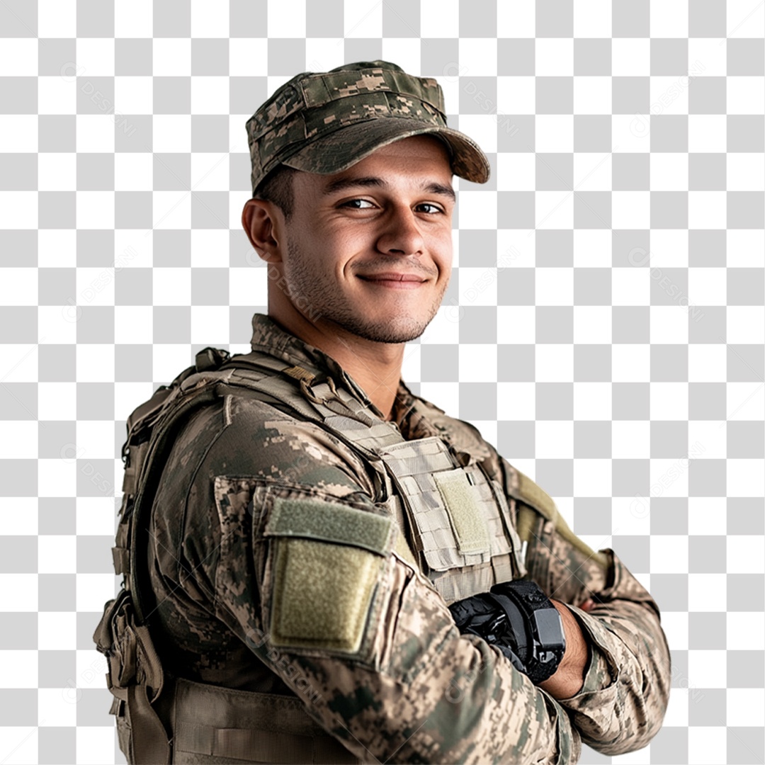 Soldado Brasileiro PNG Transparente