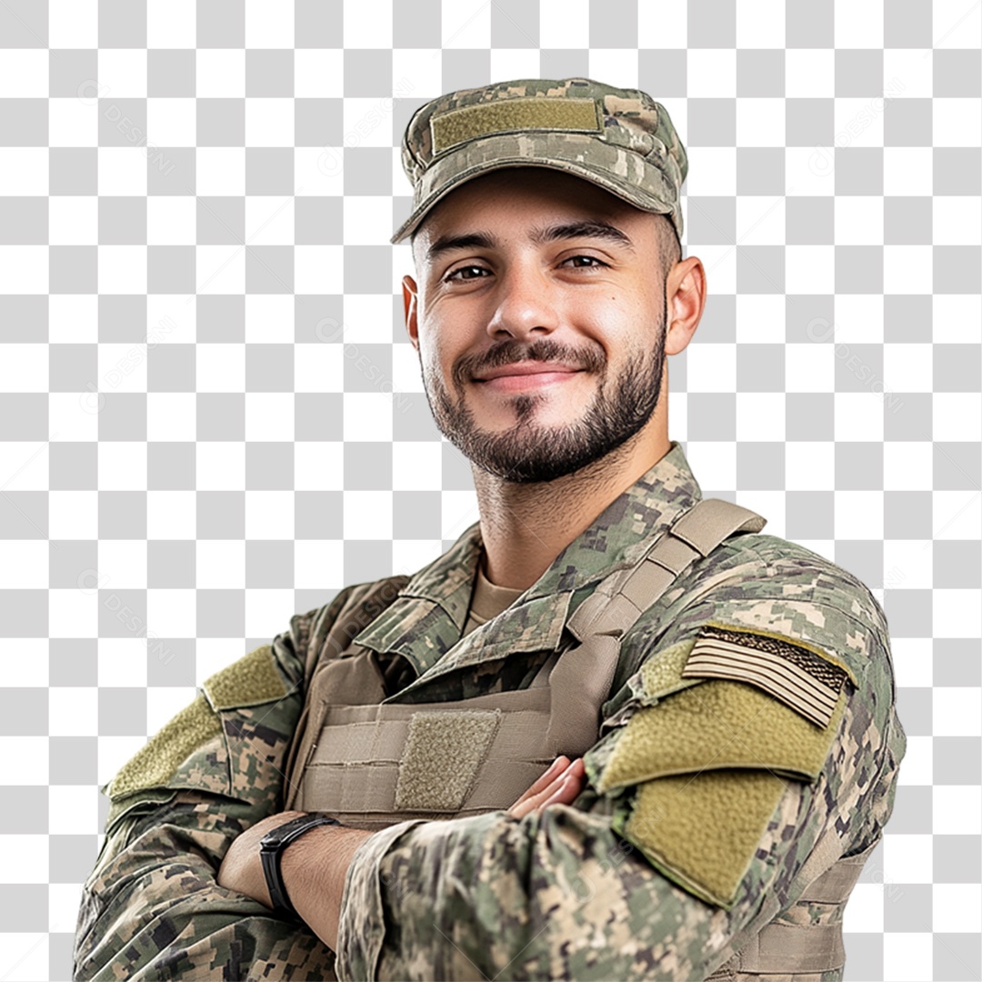 Soldado Brasileiro PNG Transparente
