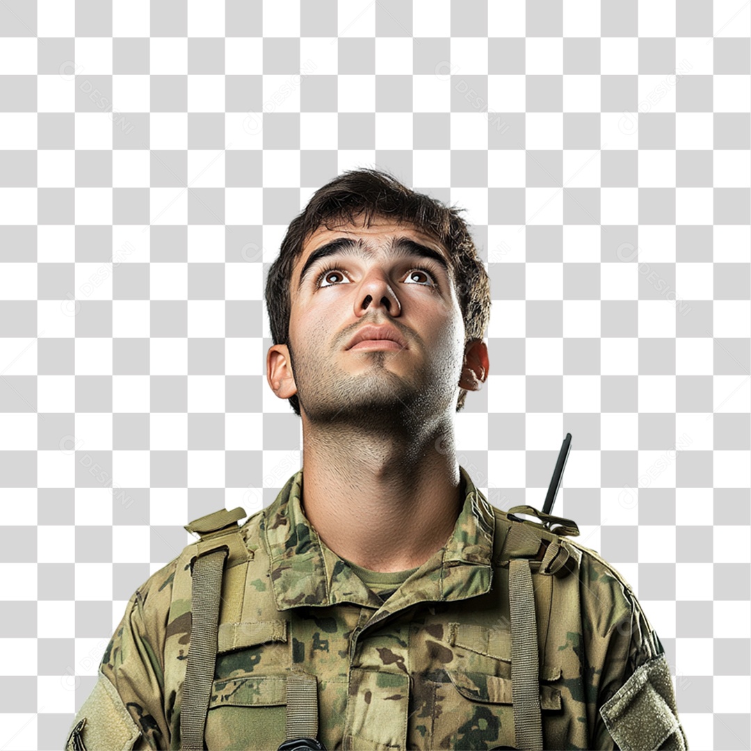 Soldado Brasileiro PNG Transparente