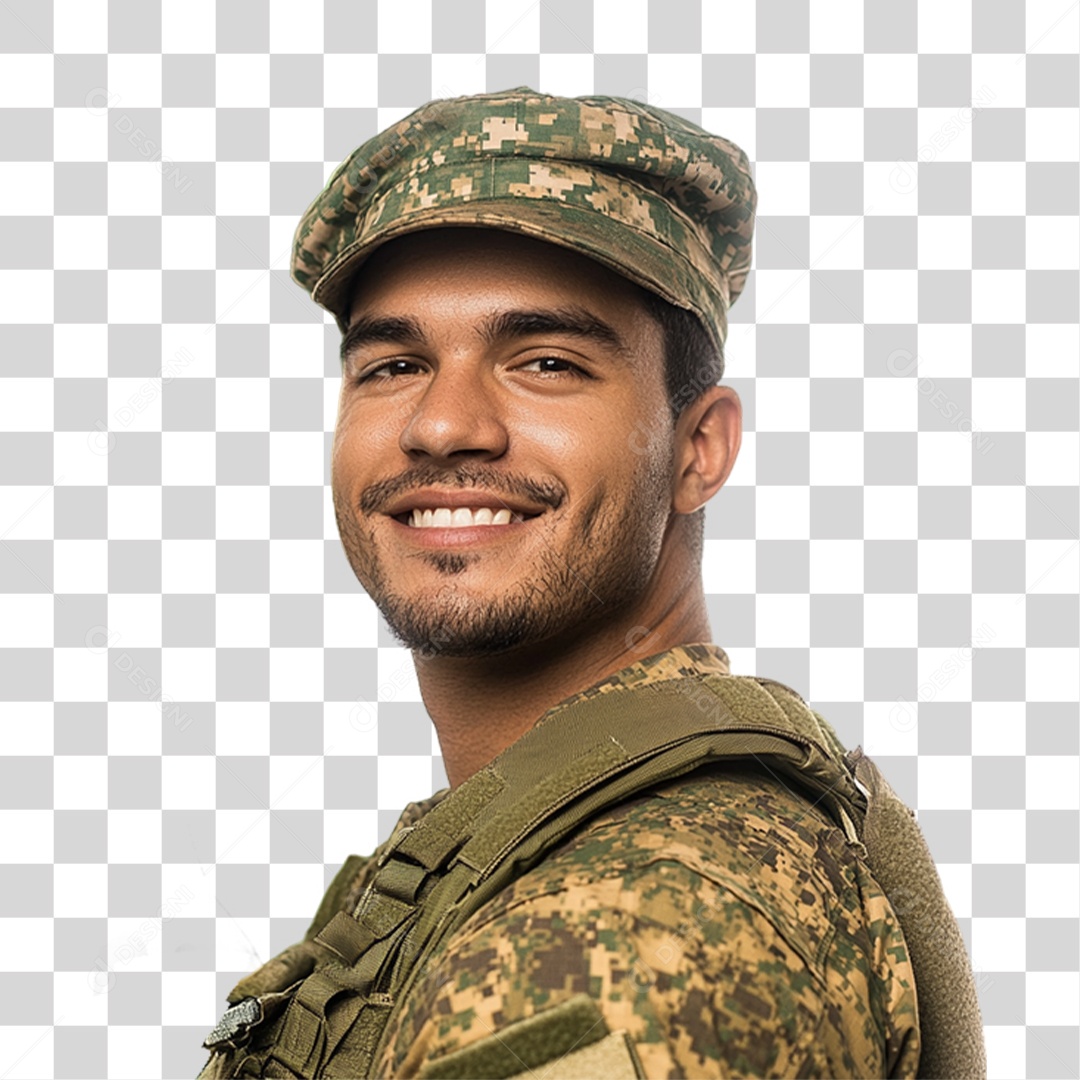 Soldado Brasileiro PNG Transparente