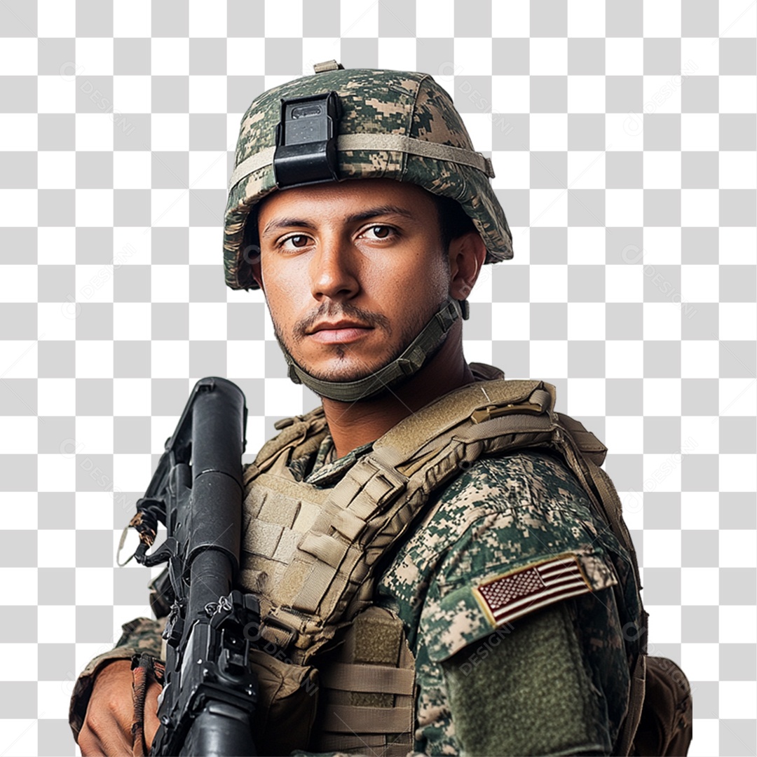 Soldado Brasileiro PNG Transparente